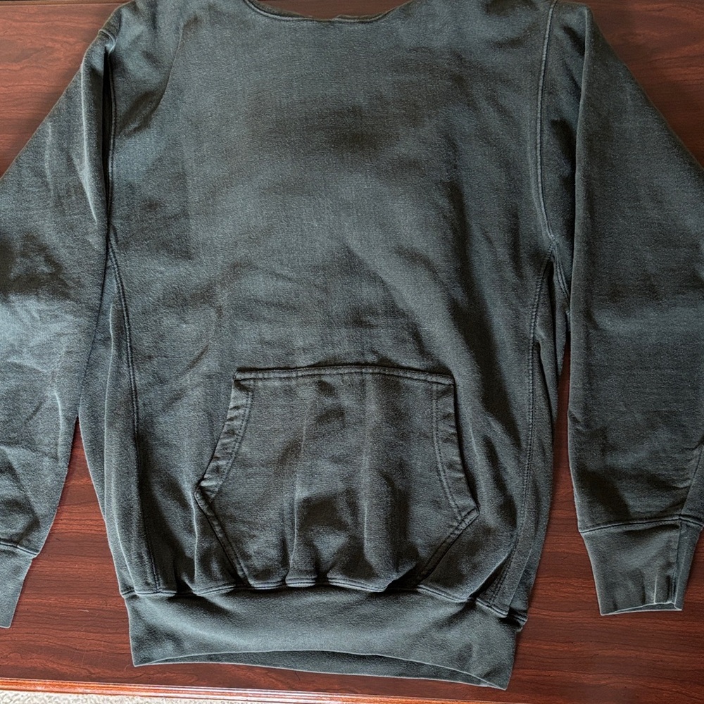Vintage Steve and Barry's Hunter Green Heavyweight Hoodie - Size Large